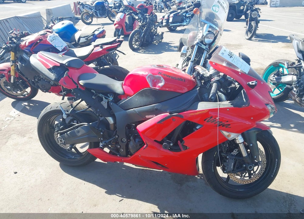 2007 KAWASAKI ZX600 P VIN: JKAZX4P117A009376