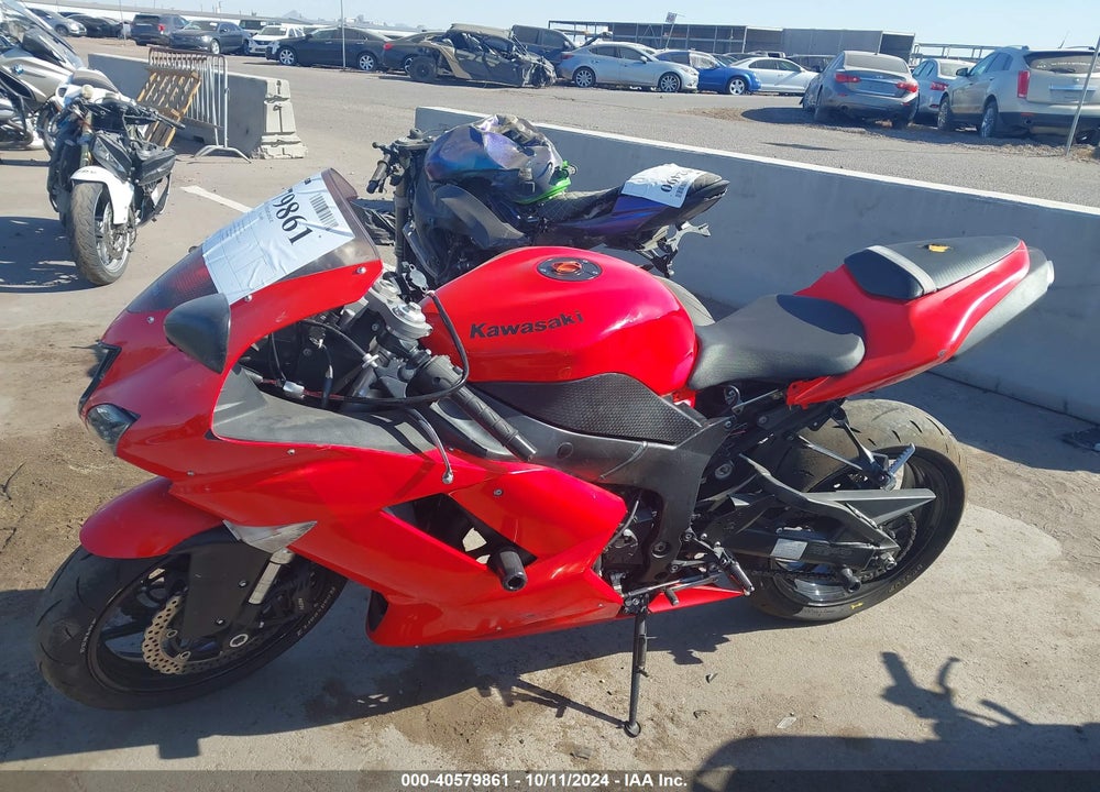2007 KAWASAKI ZX600 P VIN: JKAZX4P117A009376