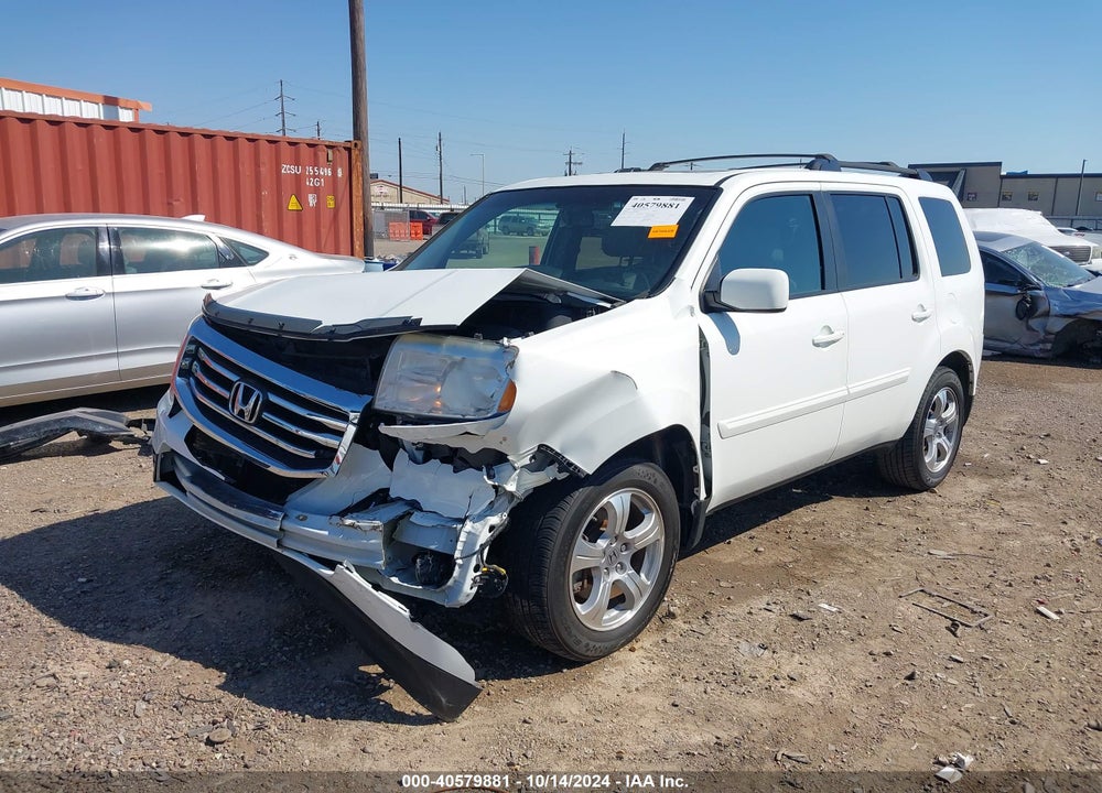 2015 HONDA PILOT EX-L VIN: 5FNYF4H65FB050873