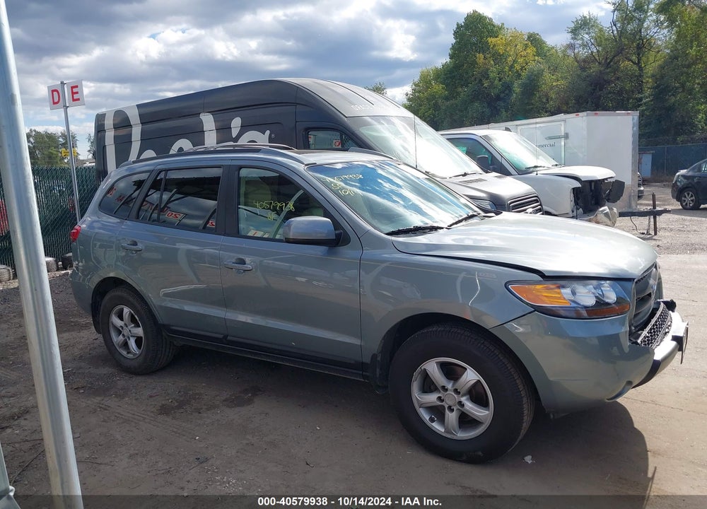 2007 HYUNDAI SANTA FE GLS VIN: 5NMSG13D17H104614