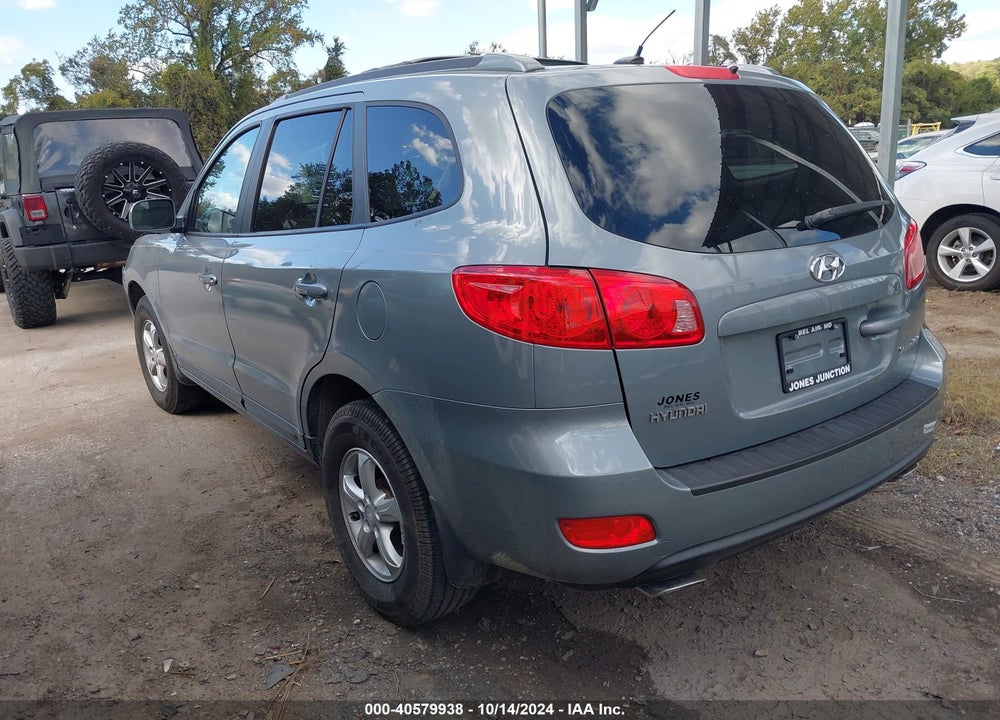 2007 HYUNDAI SANTA FE GLS VIN: 5NMSG13D17H104614