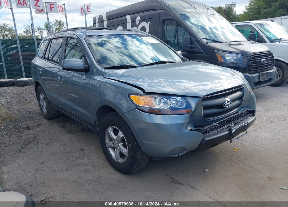 2007 HYUNDAI SANTA FE GLS VIN: 5NMSG13D17H104614
