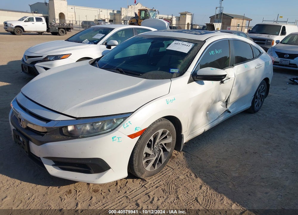 2018 HONDA CIVIC EX VIN: 19XFC2F78JE010771