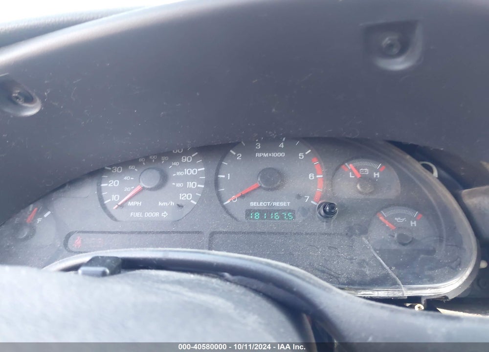 2000 FORD MUSTANG VIN: 1FAFP4442YF255550