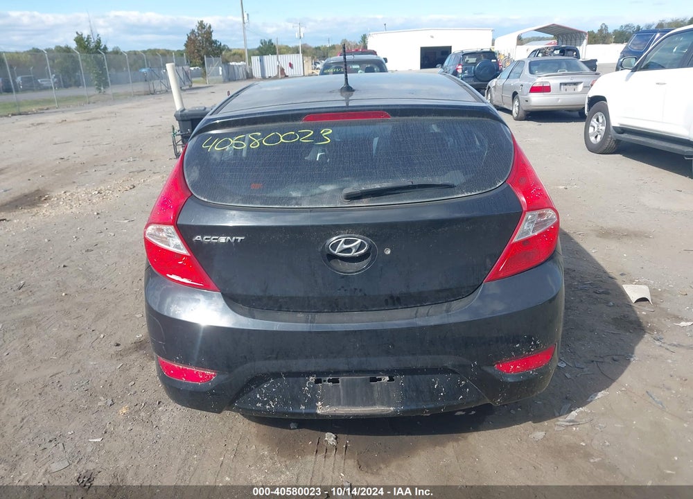 2012 HYUNDAI ACCENT GS VIN: KMHCT5AE6CU012951