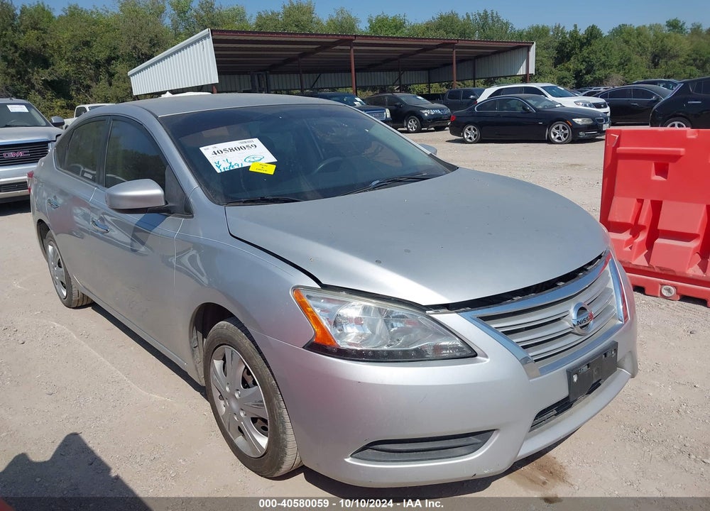 2014 NISSAN SENTRA SV VIN: 3N1AB7AP9EY201687