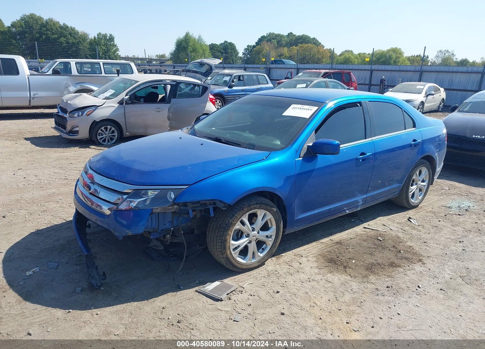 2012 FORD FUSION SE VIN: 3FAHP0HGXCR342646
