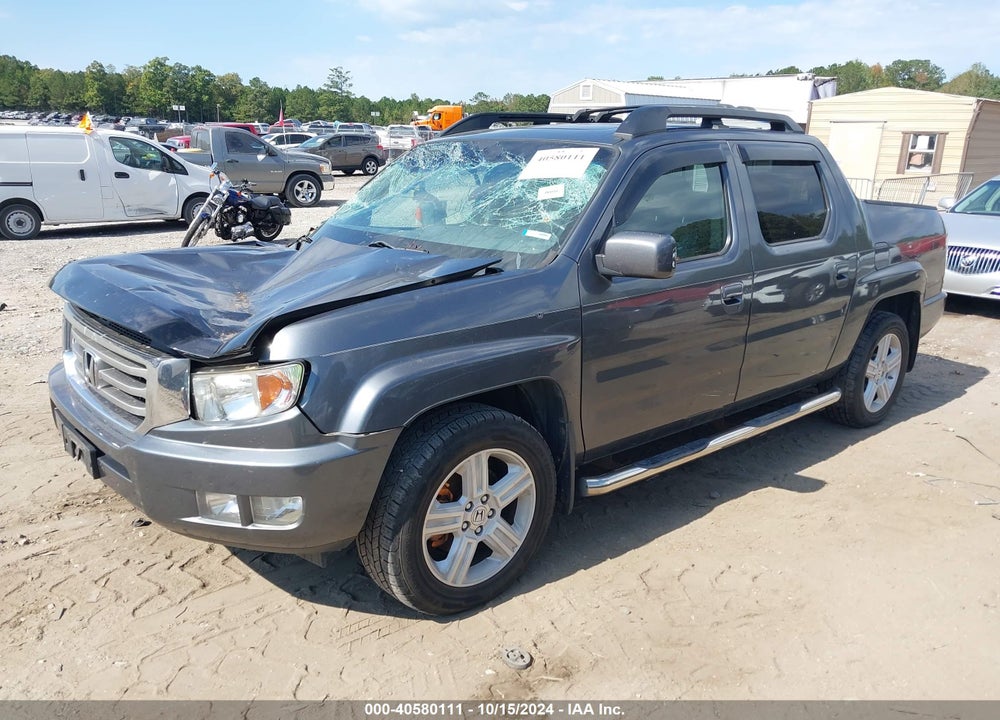 2012 HONDA RIDGELINE RTL VIN: 5FPYK1F54CB003051