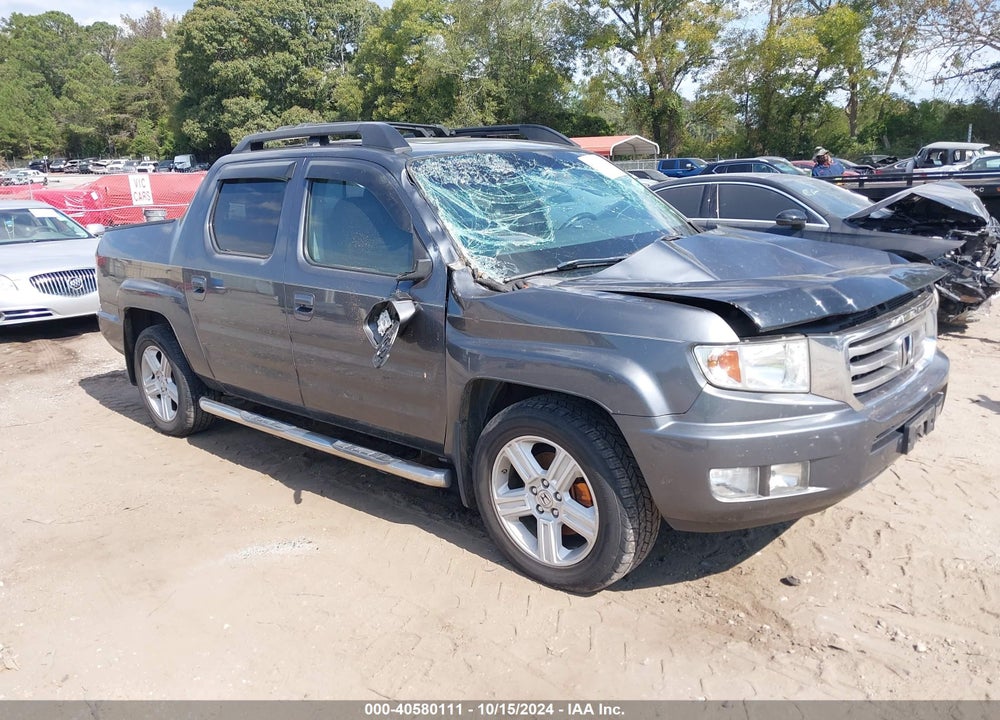 2012 HONDA RIDGELINE RTL VIN: 5FPYK1F54CB003051