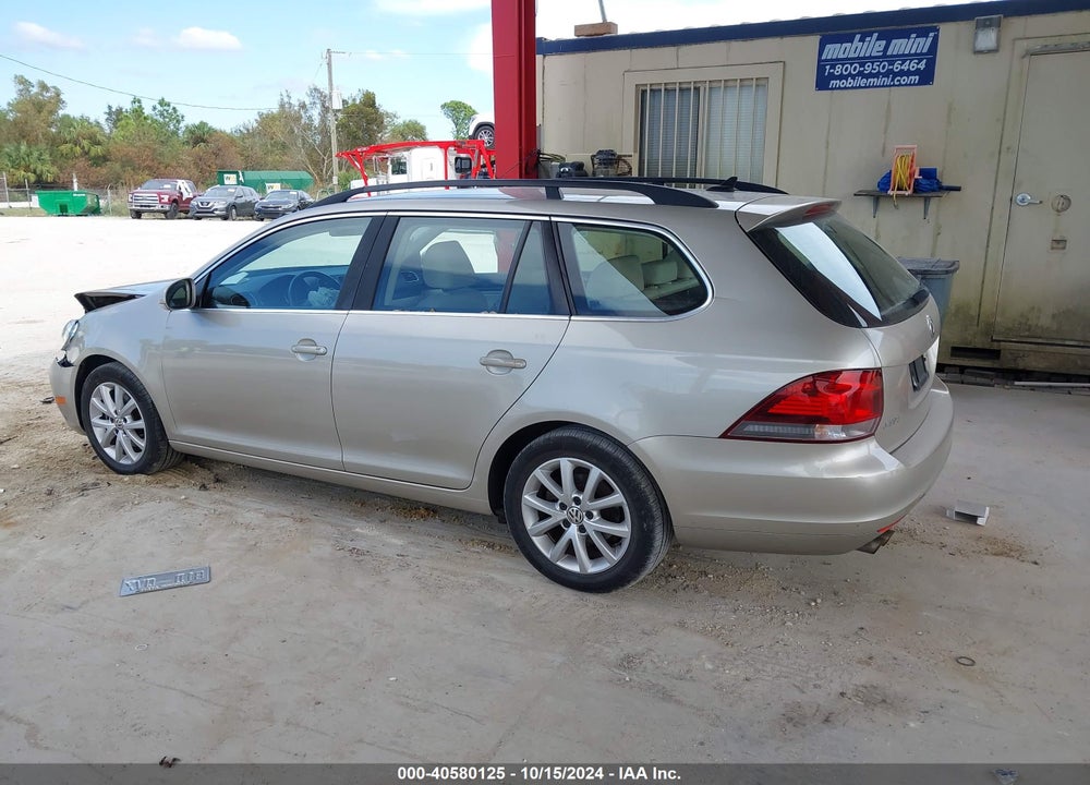 2014 VOLKSWAGEN JETTA SPORTWAGEN 2.5L SE VIN: 3VWPP7AJ3EM603312