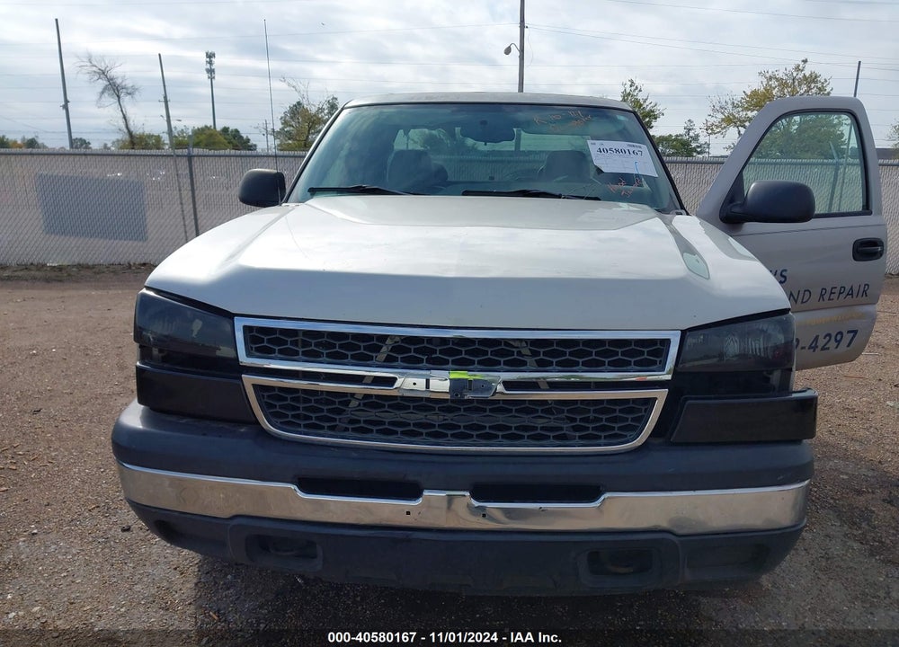 2006 CHEVROLET SILVERADO 1500 WORK TRUCK VIN: 1GCEC19X16Z190558