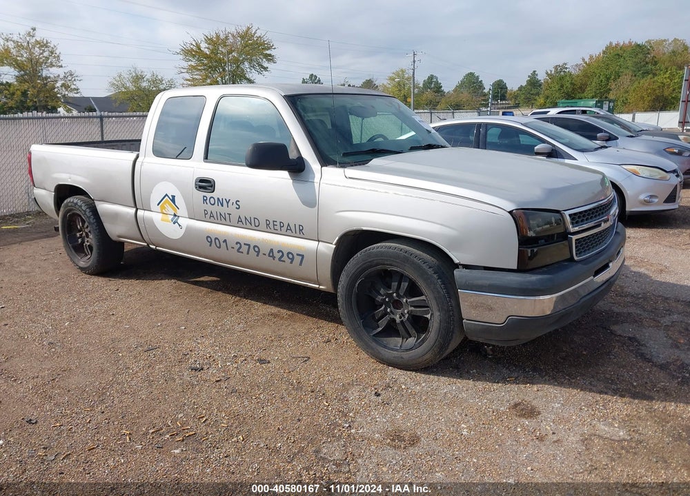 2006 CHEVROLET SILVERADO 1500 WORK TRUCK VIN: 1GCEC19X16Z190558