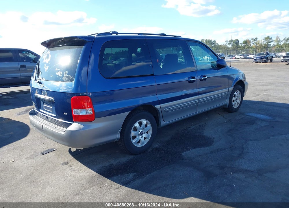 2004 KIA SEDONA EX/LX VIN: KNDUP131446592836