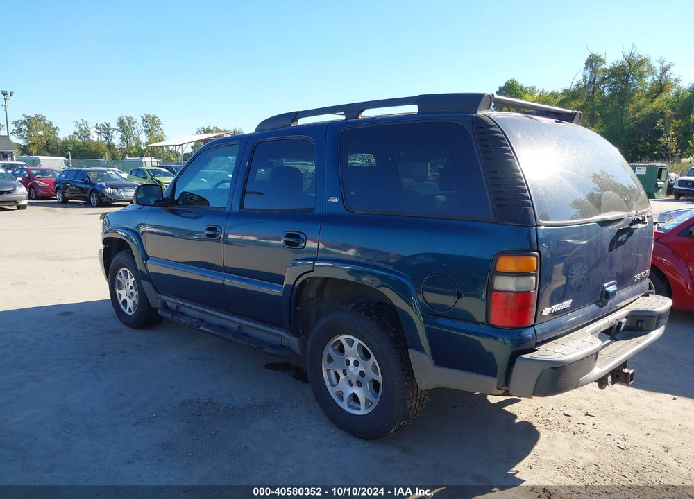 2005 CHEVROLET TAHOE Z71 VIN: 1GNEK13T95R137718