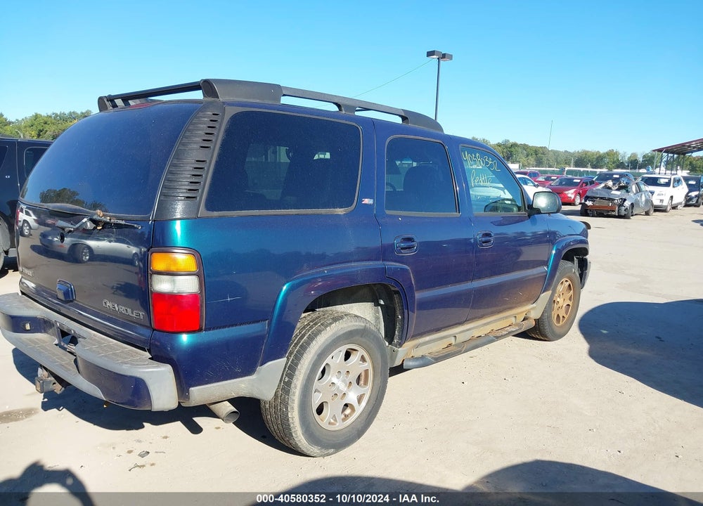 2005 CHEVROLET TAHOE Z71 VIN: 1GNEK13T95R137718