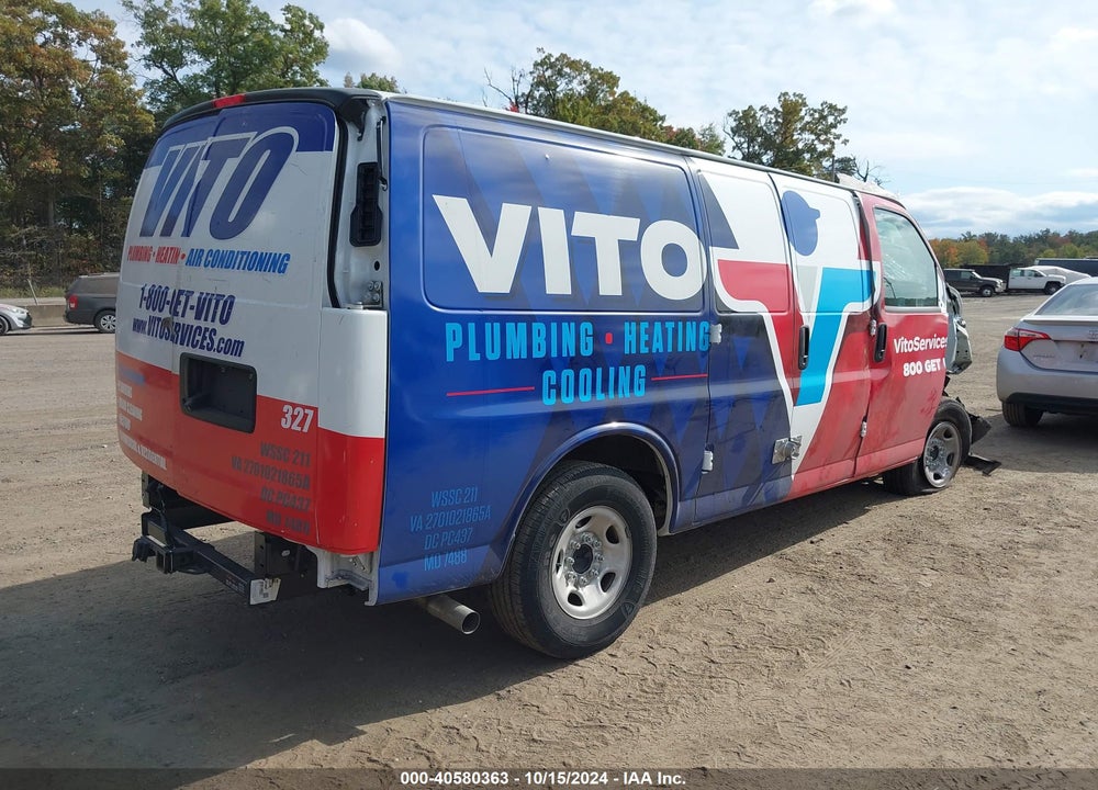 2024 CHEVROLET EXPRESS CARGO RWD 2500 REGULAR WHEELBASE WT VIN: 1GCWGAF75R1189378