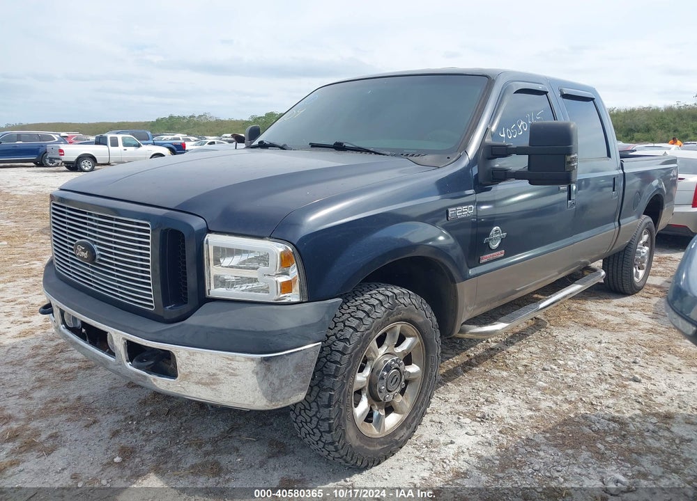 2004 FORD F-250 HARLEY-DAVIDSON/LARIAT/XL/XLT VIN: 1FTNW21P44EC45744