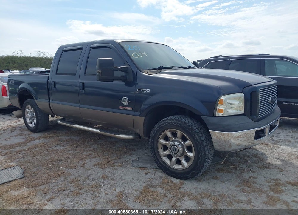 2004 FORD F-250 HARLEY-DAVIDSON/LARIAT/XL/XLT VIN: 1FTNW21P44EC45744