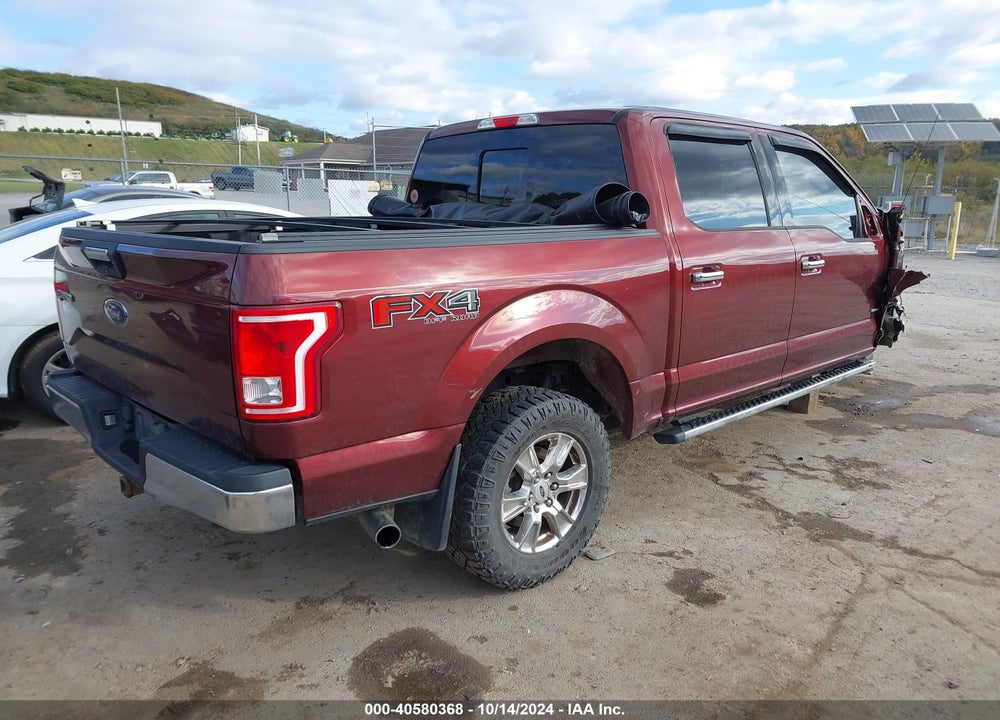 2016 FORD F-150 XLT VIN: 1FTEW1EP4GFC81923