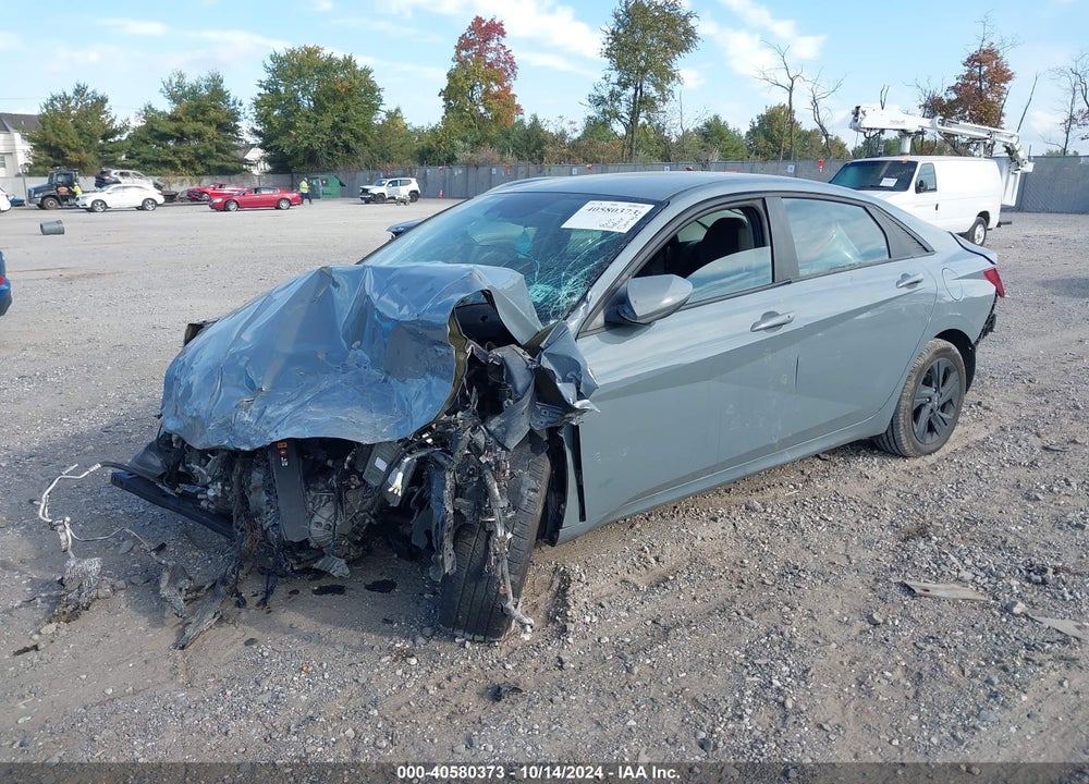 2022 HYUNDAI ELANTRA SEL VIN: KMHLS4AG7NU370495