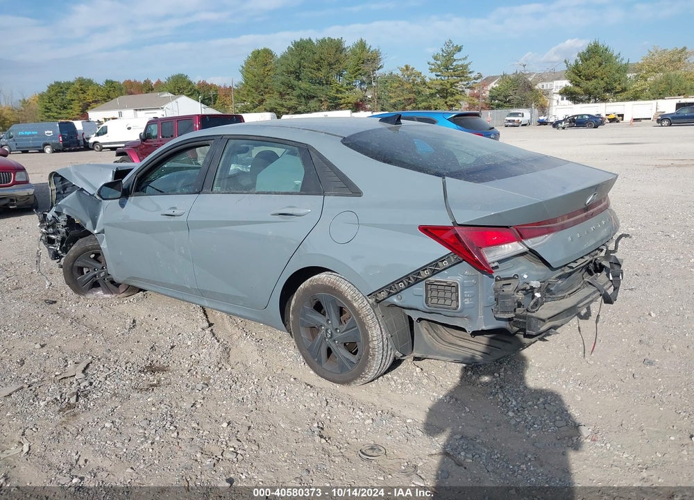 2022 HYUNDAI ELANTRA SEL VIN: KMHLS4AG7NU370495