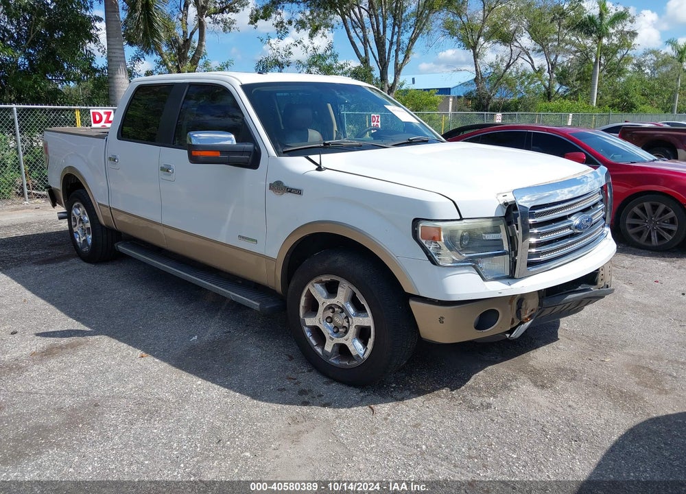2013 FORD F-150 KING RANCH VIN: 1FTFW1CT5DKF09113