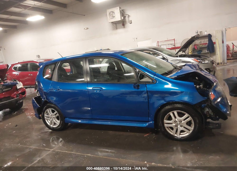 2007 HONDA FIT SPORT VIN: JHMGD38667S056020