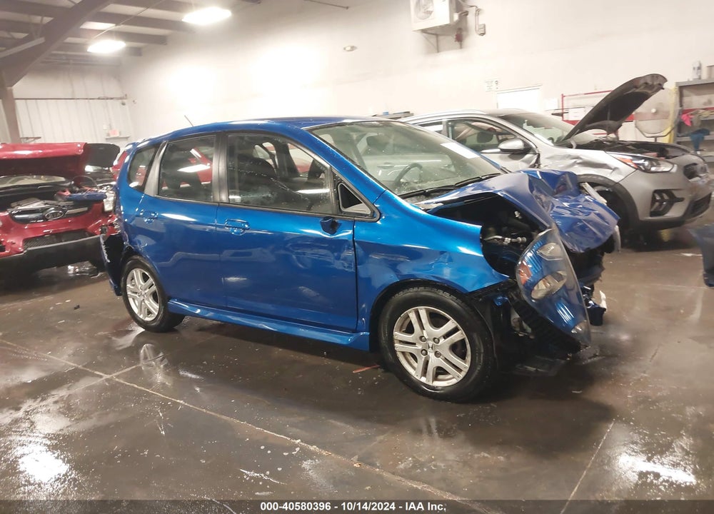 2007 HONDA FIT SPORT VIN: JHMGD38667S056020