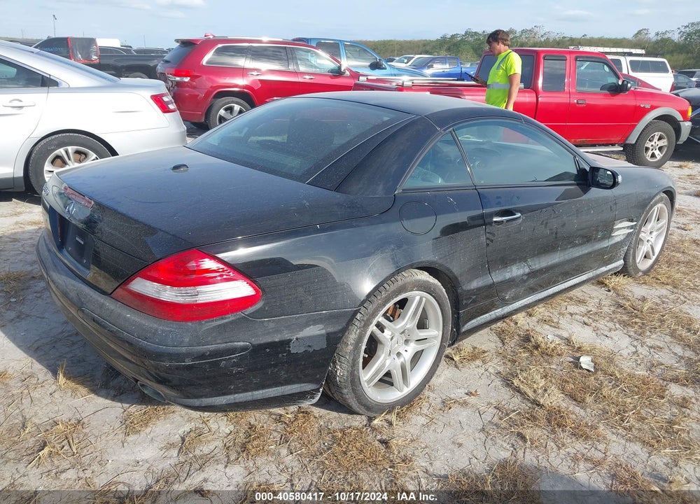 2008 MERCEDES-BENZ SL 550 VIN: WDBSK71F78F136048