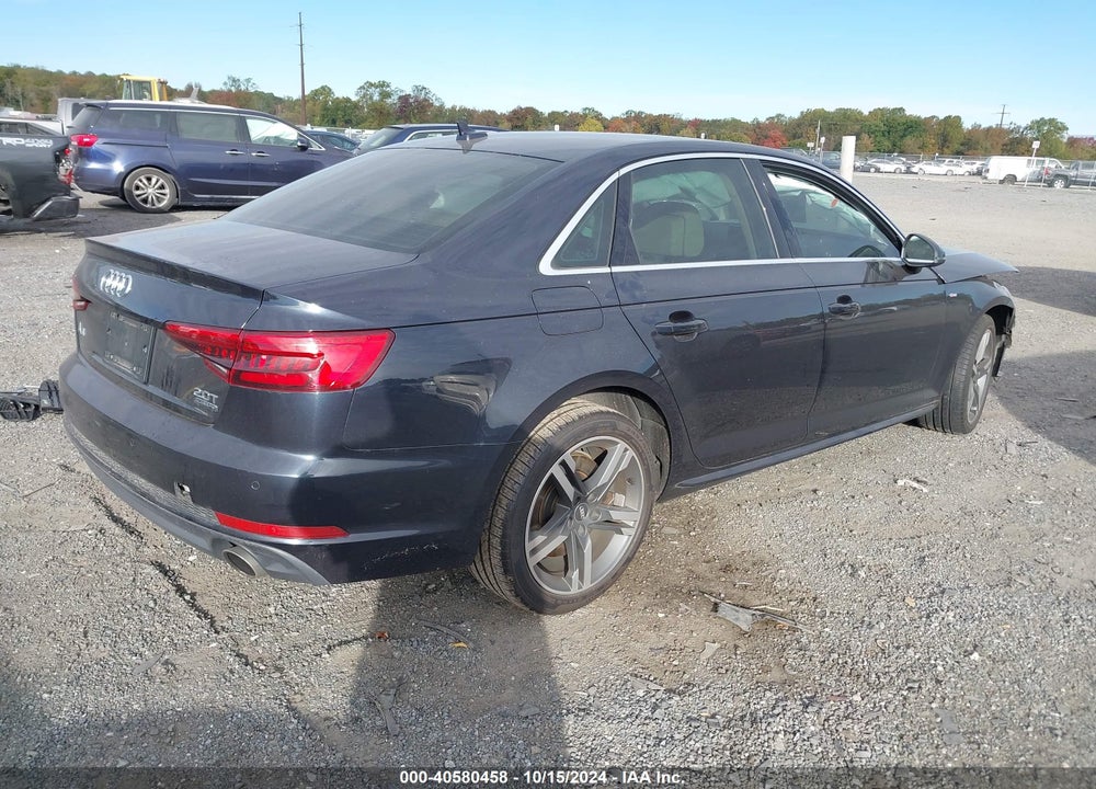 2017 AUDI A4 2.0T PREMIUM VIN: WAUENAF49HN026826