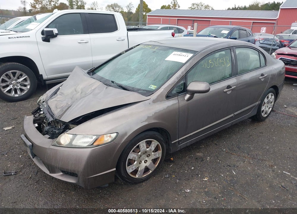 2010 HONDA CIVIC LX VIN: 2HGFA1F51AH543064