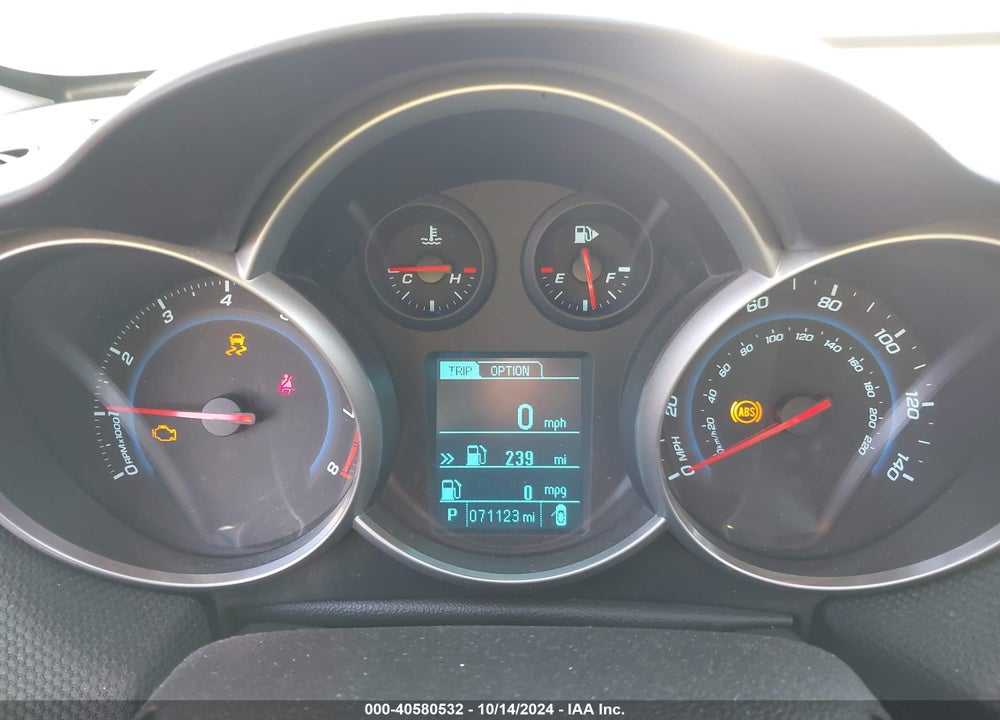 2014 CHEVROLET CRUZE 1LT AUTO VIN: 1G1PC5SBXE7484977