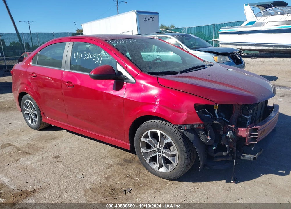 2018 CHEVROLET SONIC LT AUTO VIN: 1G1JD5SH5J4134885