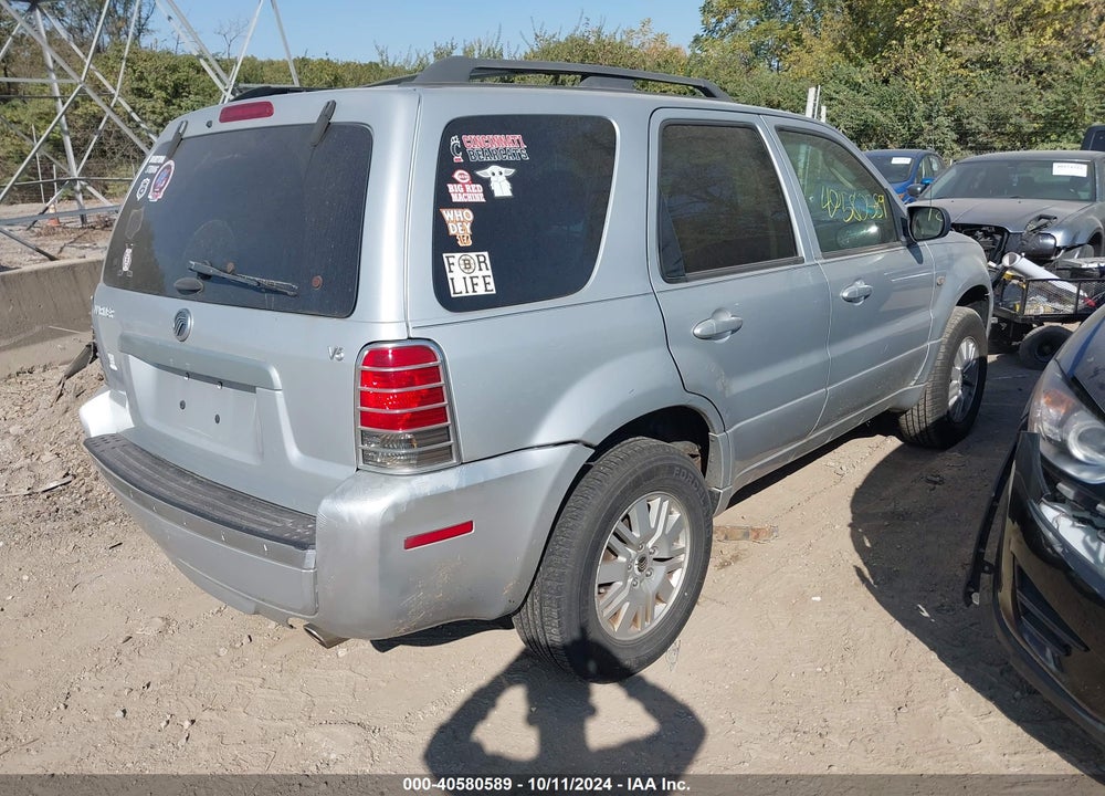 2005 MERCURY MARINER LUXURY/PREMIER VIN: 4M2YU56155DJ09844