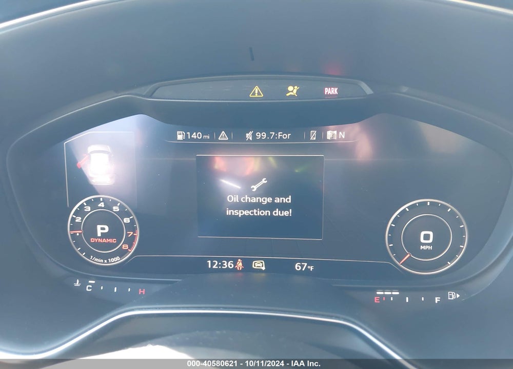 2017 AUDI TT 2.0T VIN: TRUC5AFV2H1009513