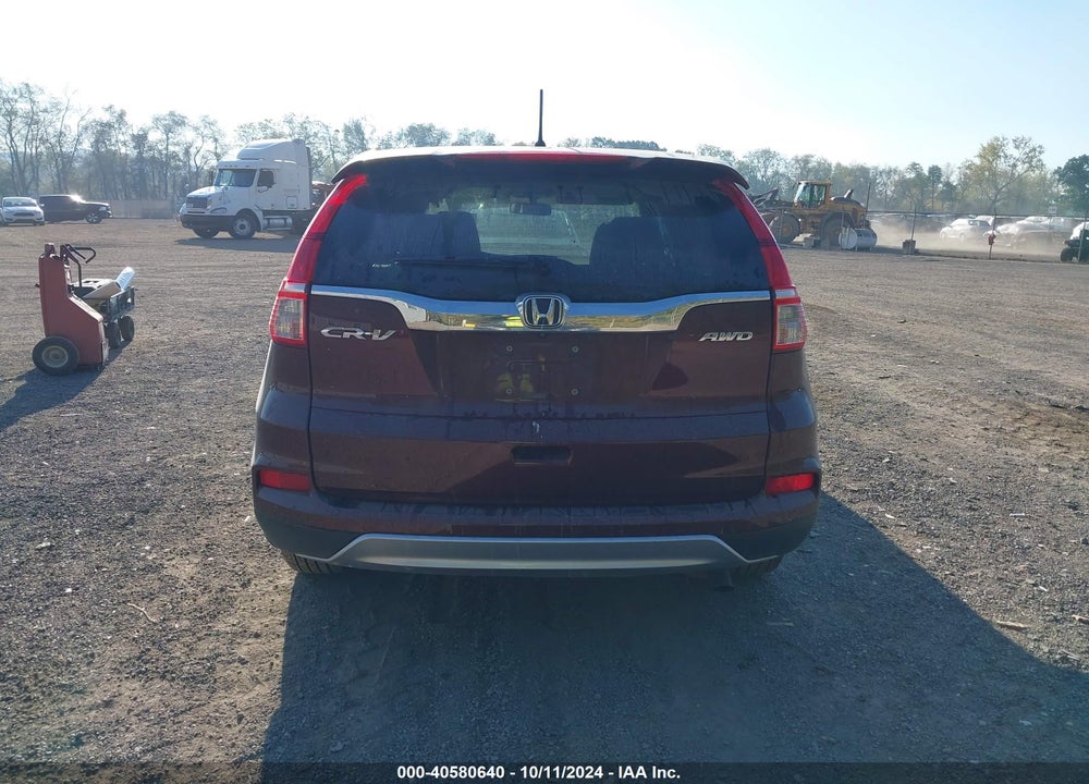 2015 HONDA CR-V EX VIN: 5J6RM4H58FL042887