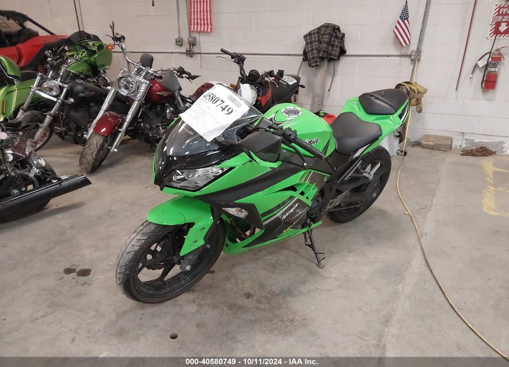 2013 KAWASAKI EX300 A VIN: JKAEX8A1XDDA00672