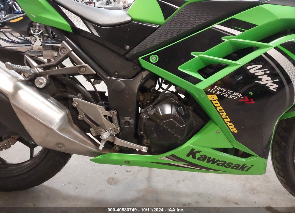 2013 KAWASAKI EX300 A VIN: JKAEX8A1XDDA00672