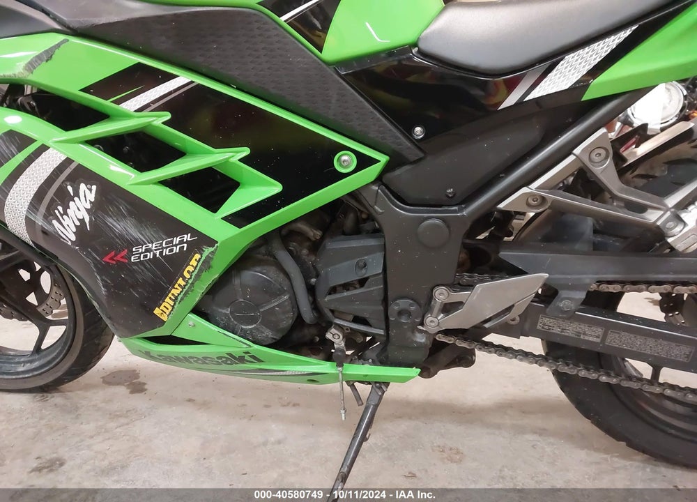 2013 KAWASAKI EX300 A VIN: JKAEX8A1XDDA00672