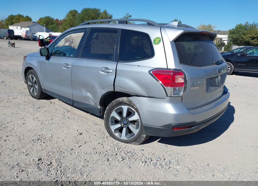 2018 SUBARU FORESTER 2.5I PREMIUM VIN: JF2SJAGCXJH581393