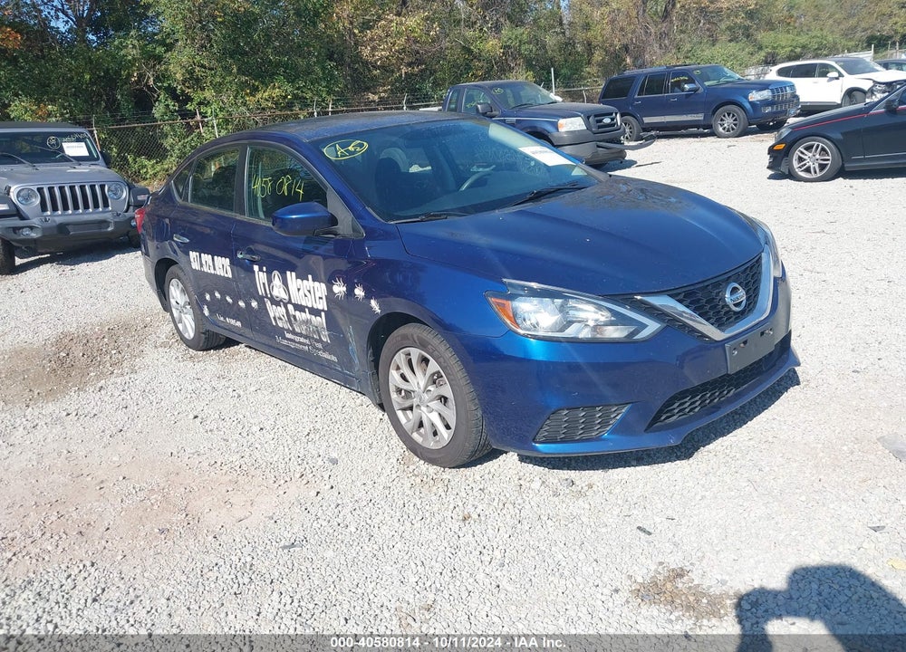 2018 NISSAN SENTRA SV VIN: 3N1AB7AP2JY215652