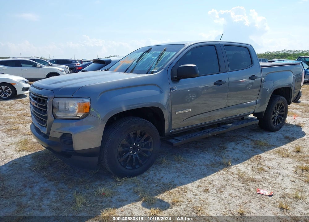 2021 GMC CANYON 2WD SHORT BOX ELEVATION STANDARD VIN: 1GTG5BEN1M1110832