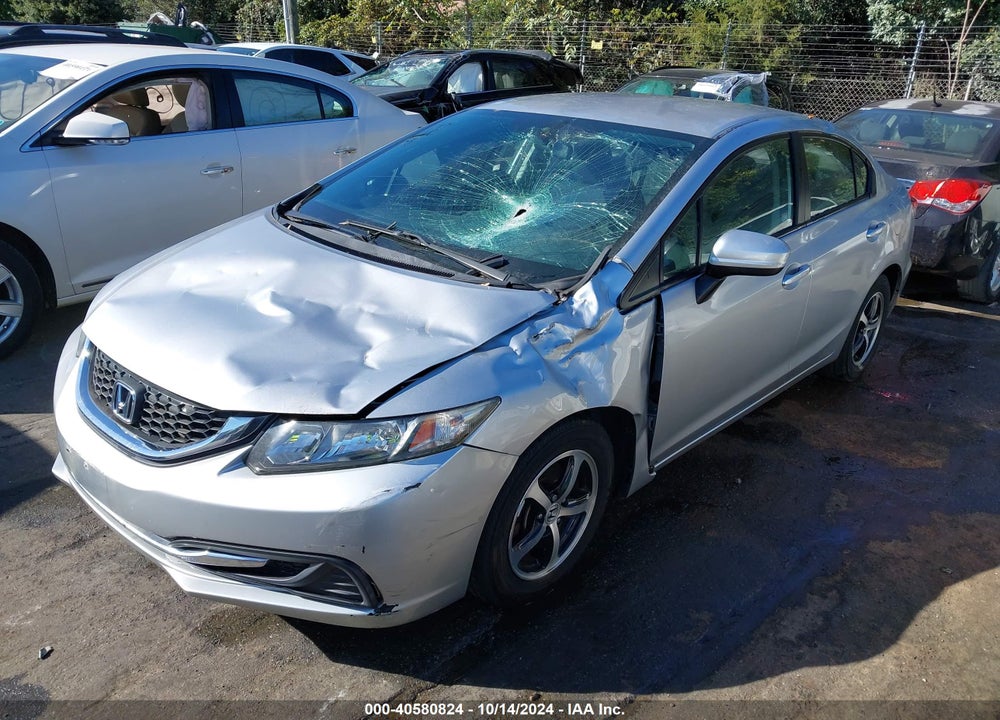 2015 HONDA CIVIC SE VIN: 19XFB2F7XFE229287