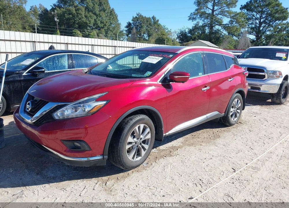 2015 NISSAN MURANO SL VIN: 5N1AZ2MG2FN245788