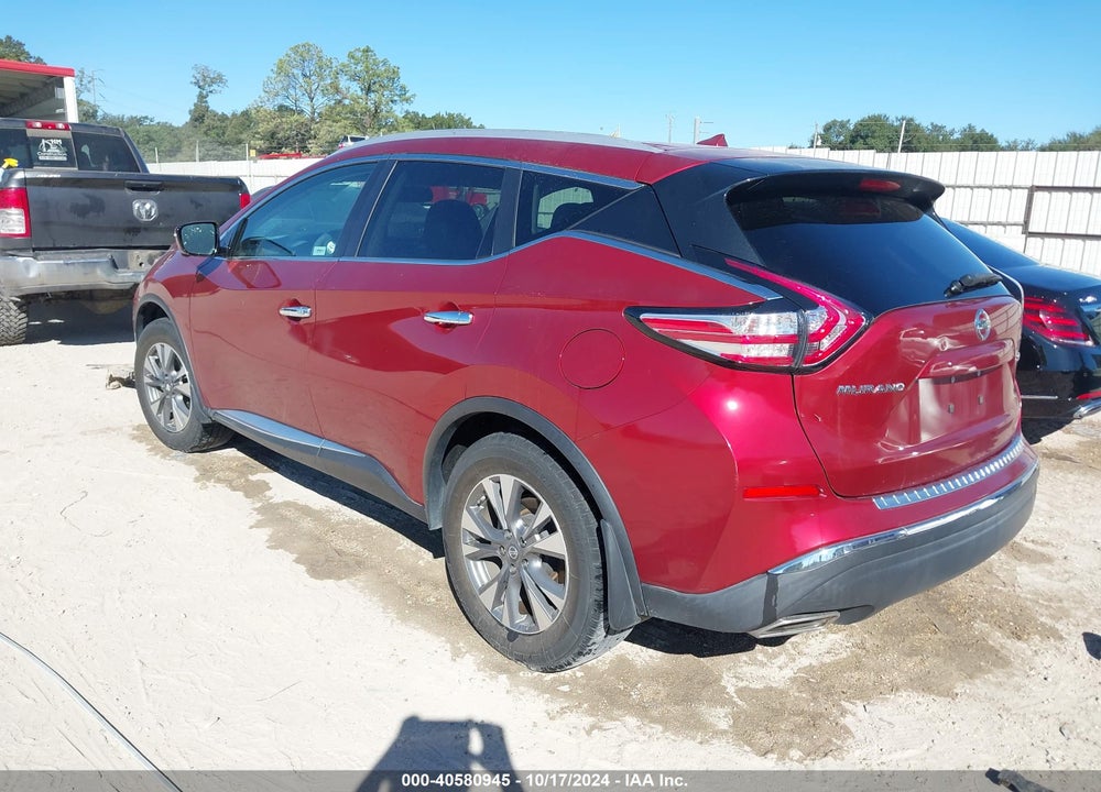 2015 NISSAN MURANO SL VIN: 5N1AZ2MG2FN245788