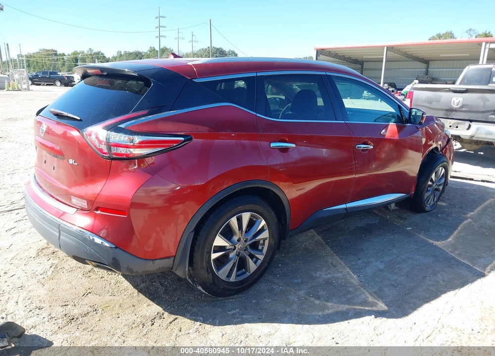 2015 NISSAN MURANO SL VIN: 5N1AZ2MG2FN245788