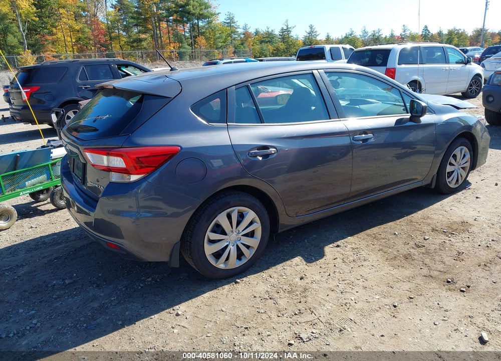 2019 SUBARU IMPREZA 2.0I VIN: 4S3GTAA68K1760205