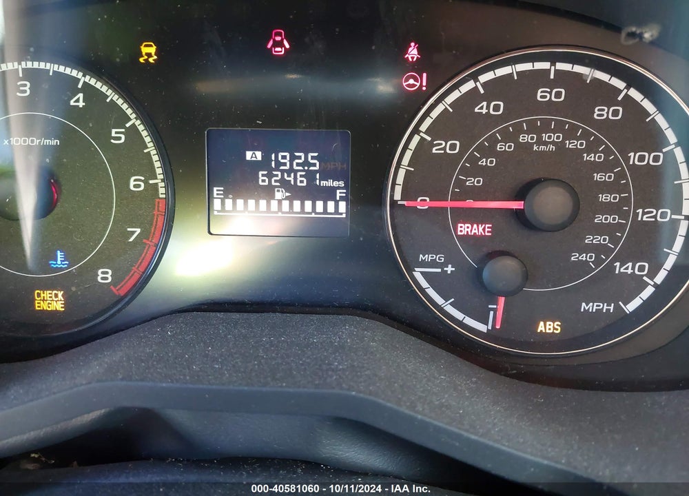 2019 SUBARU IMPREZA 2.0I VIN: 4S3GTAA68K1760205