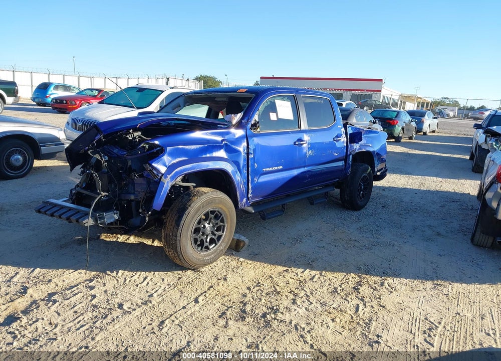 2022 TOYOTA TACOMA SR5 V6 VIN: 3TMAZ5CN5NM181583