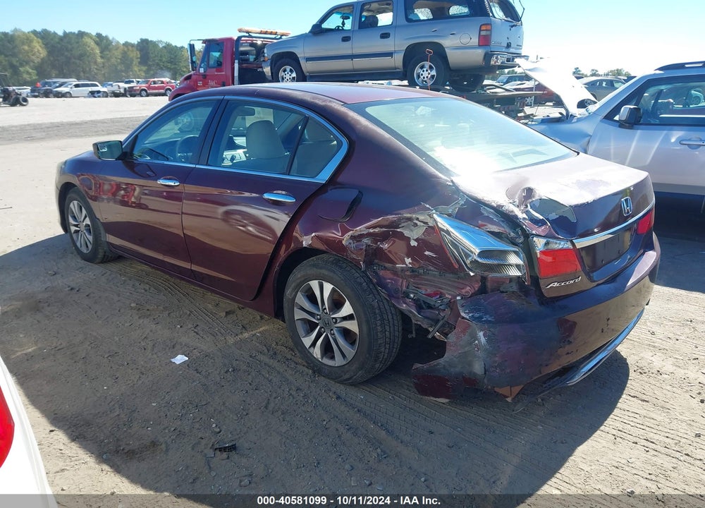 2013 HONDA ACCORD LX VIN: 1HGCR2F35DA029186